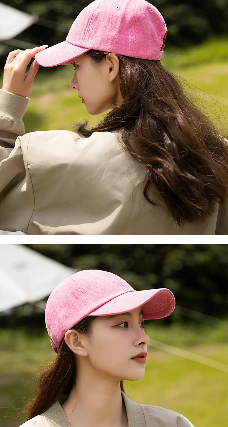 Pink Baseball Cap for Women & Men — feature 13