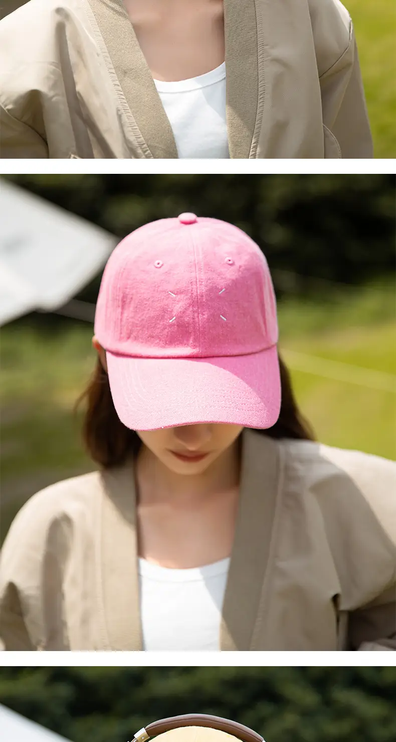 Pink Baseball Cap for Women & Men — feature 14