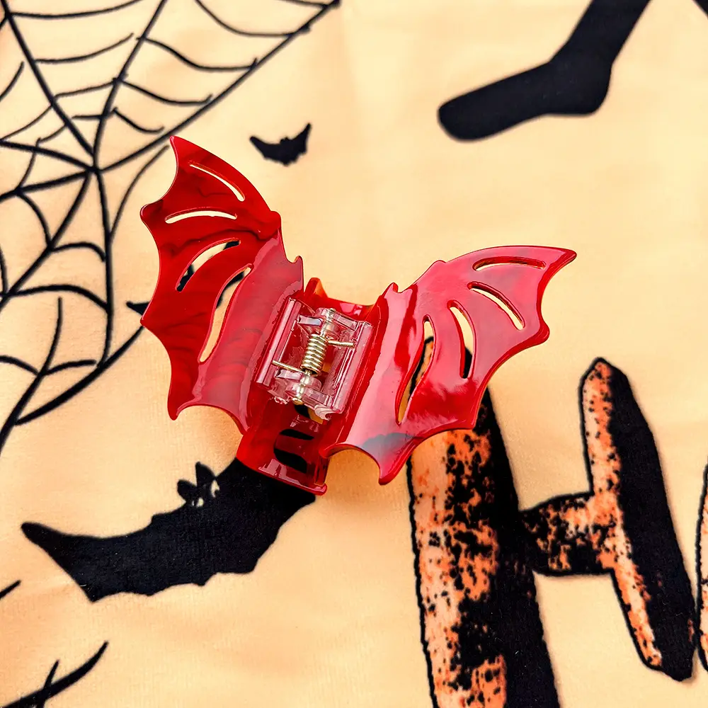 Christmas Bat Hairpin Clip for Kids & Teens - Image 2