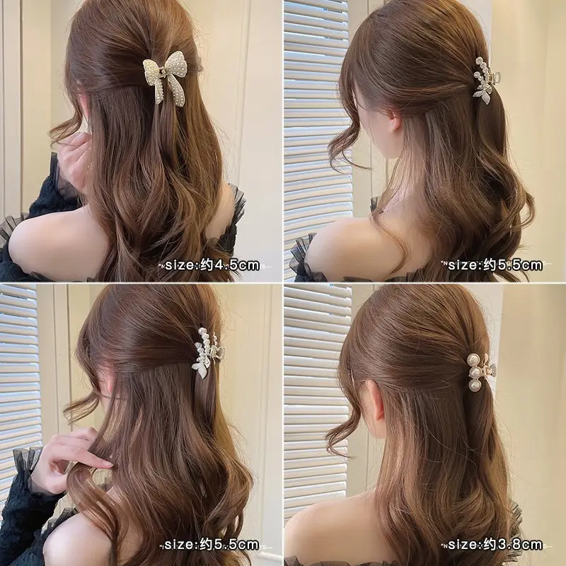 Elegant Pearl Hairpin for Women with Clip Design - Image 13