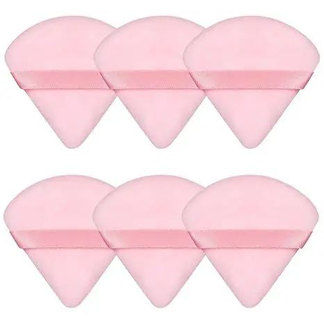 Pink Flocked Makeup Brush Set