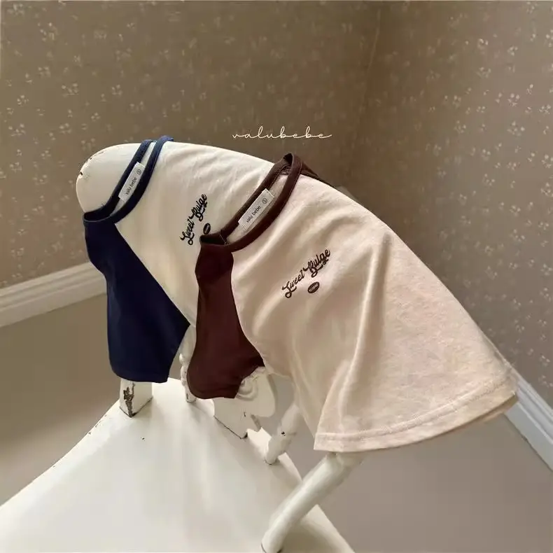 Boys' Cotton T-Shirt & Cap Set Spring Korean Style - Image 4
