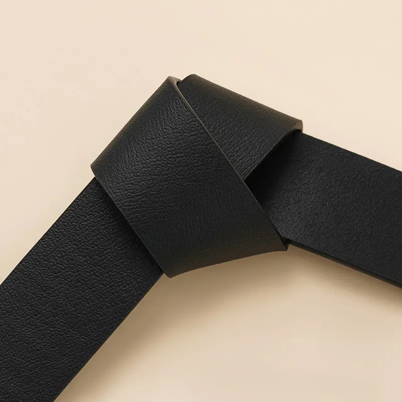 Men's Black Genuine Leather Belt Retro Style β feature 10
