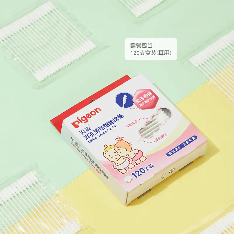 Pigeon Baby Cotton Ear Swabs 400pcs - Image 2
