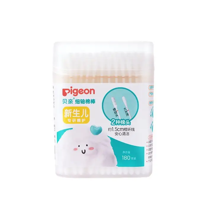 Pigeon Baby Cotton Ear Swabs 400pcs - Image 6