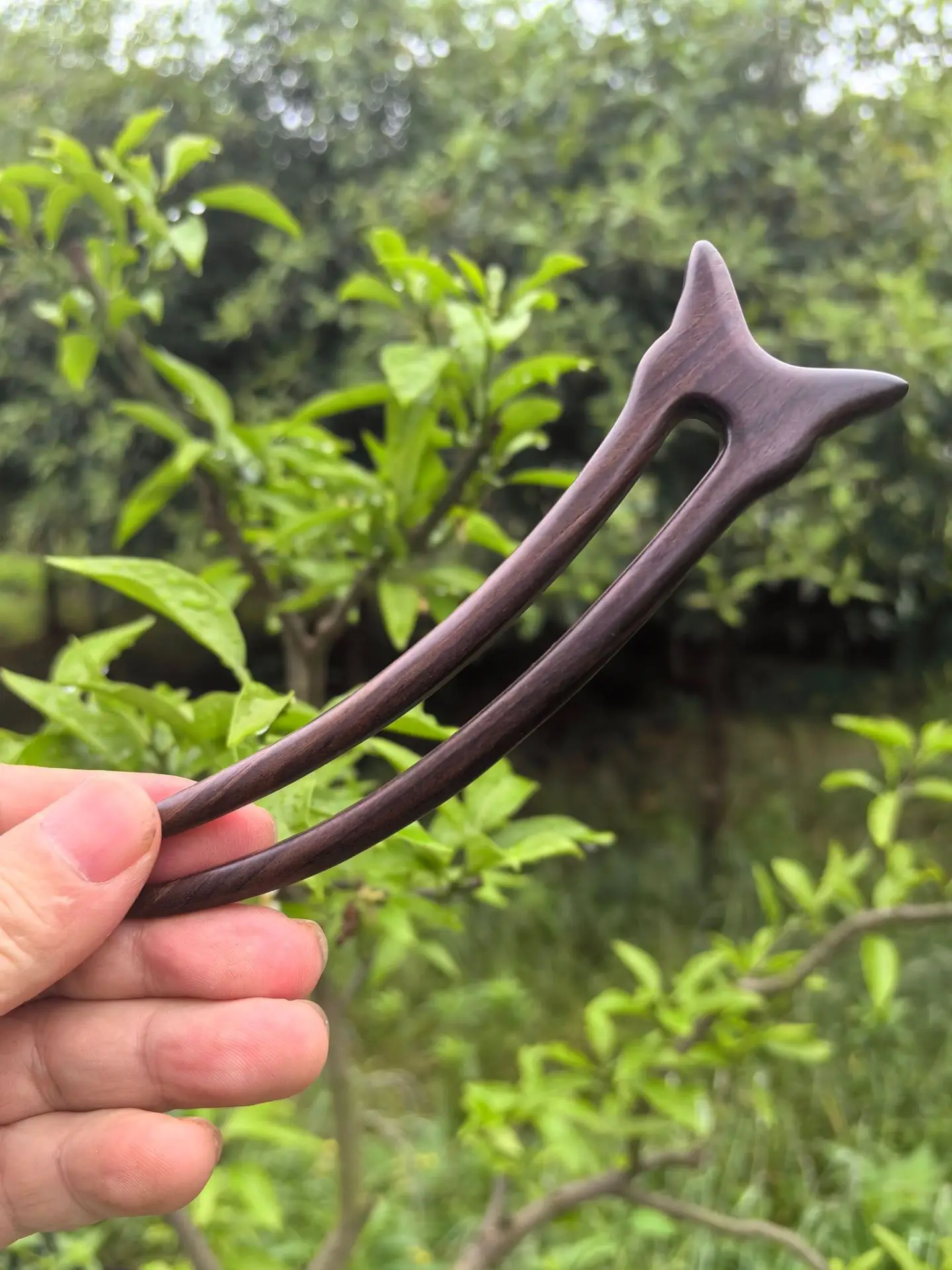 Ear Double Insert Ebony