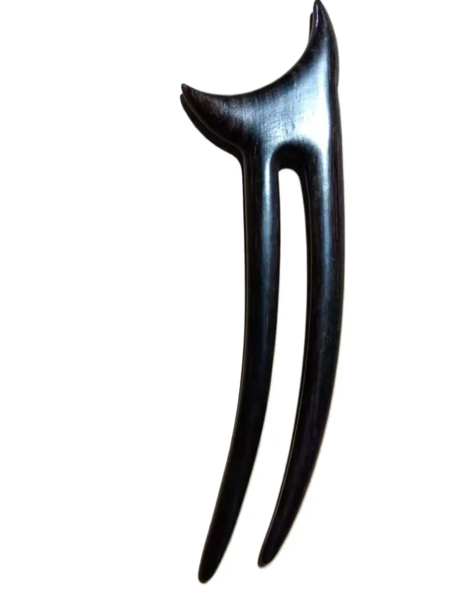 Handmade Sandalwood U-Shaped Hairpin Plate - Image 28