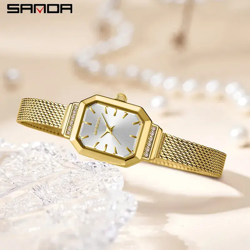 Sanda Green Quartz Watch for Women - Image 14