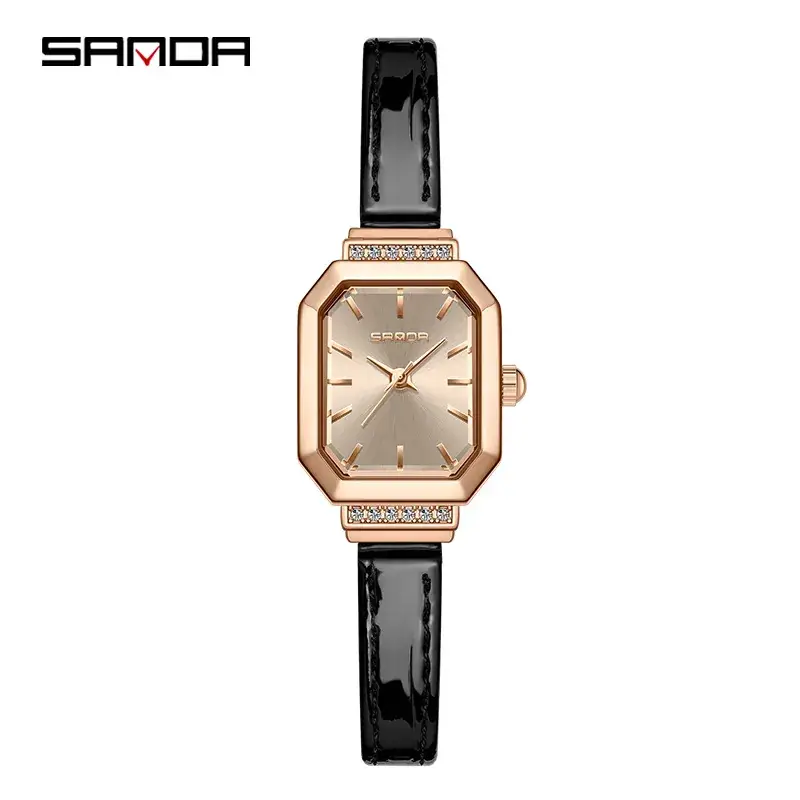 Sanda Green Quartz Watch for Women - Image 3