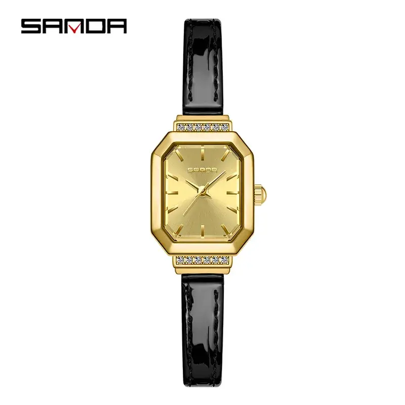 Sanda Green Quartz Watch for Women - Image 4