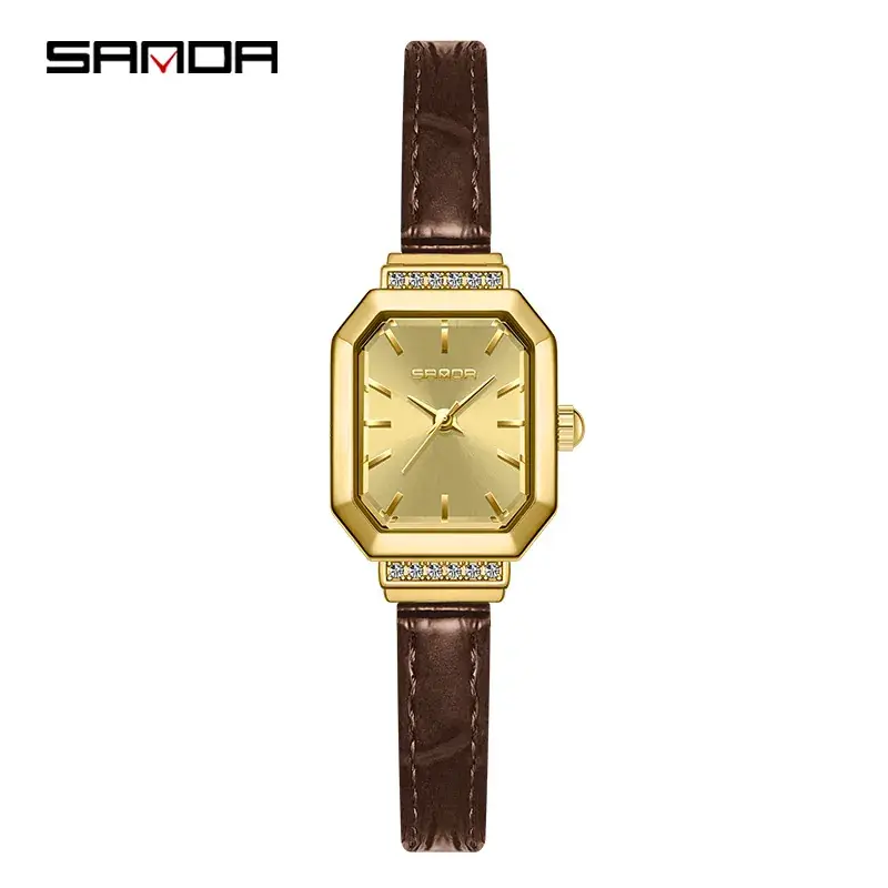 Sanda Green Quartz Watch for Women - Image 7