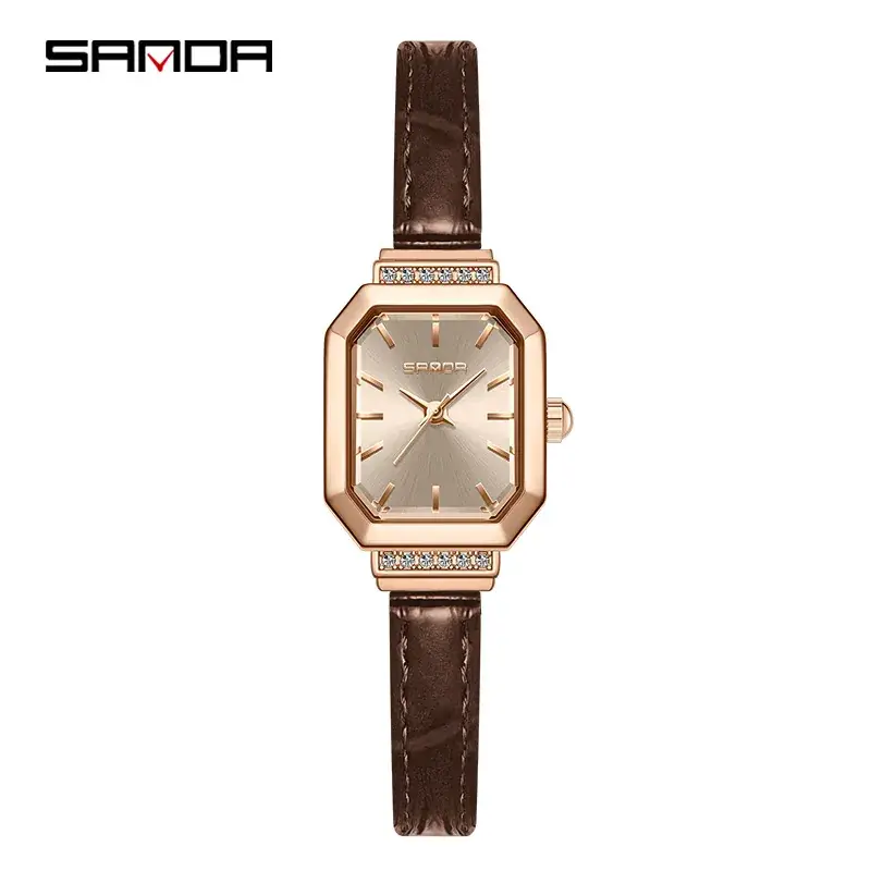 Sanda Green Quartz Watch for Women - Image 8