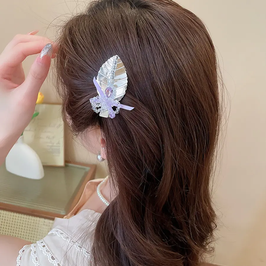 Sparkling Star Bow Hairpin for Women - Image 7