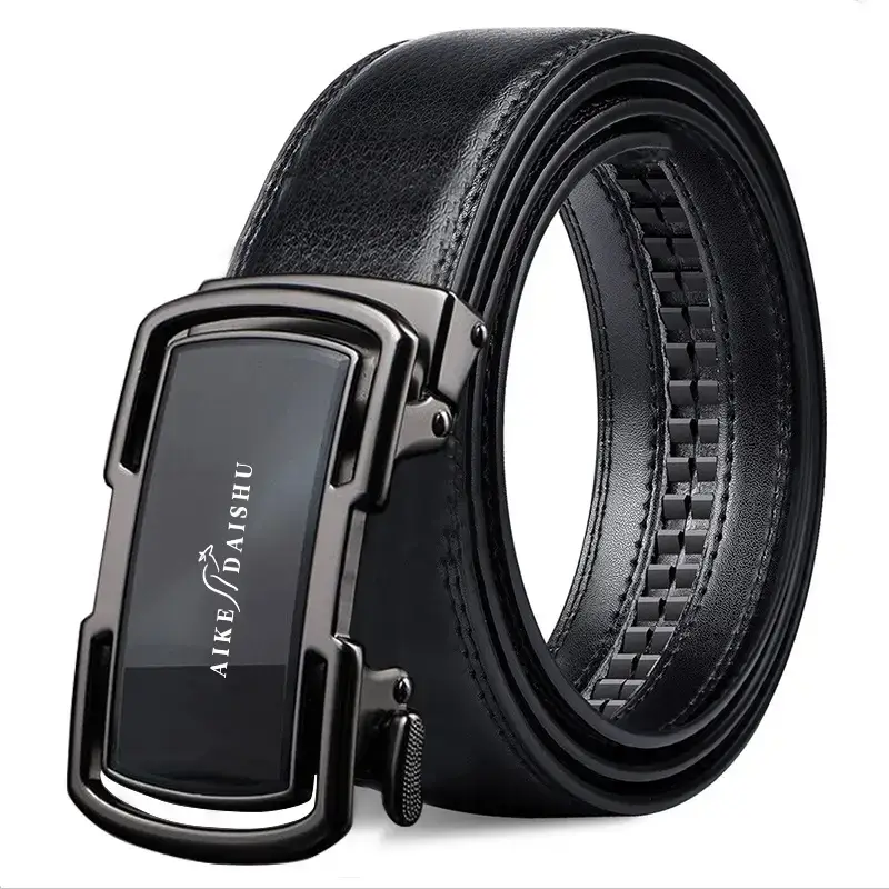 New Men's Automatic Buckle Cowhide Belt - Image 5