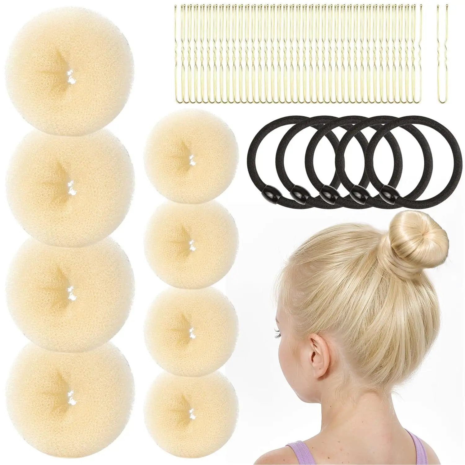 Factory Spot Ball Head Hair Set for Korean Style Hair Accessories - Image 14