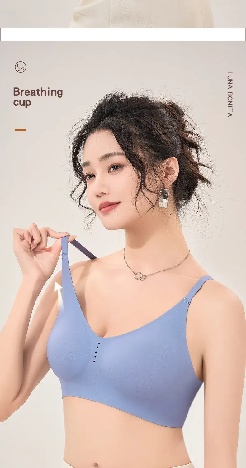 Soft Support Jelly Glue Cup Sports Bra — feature 12