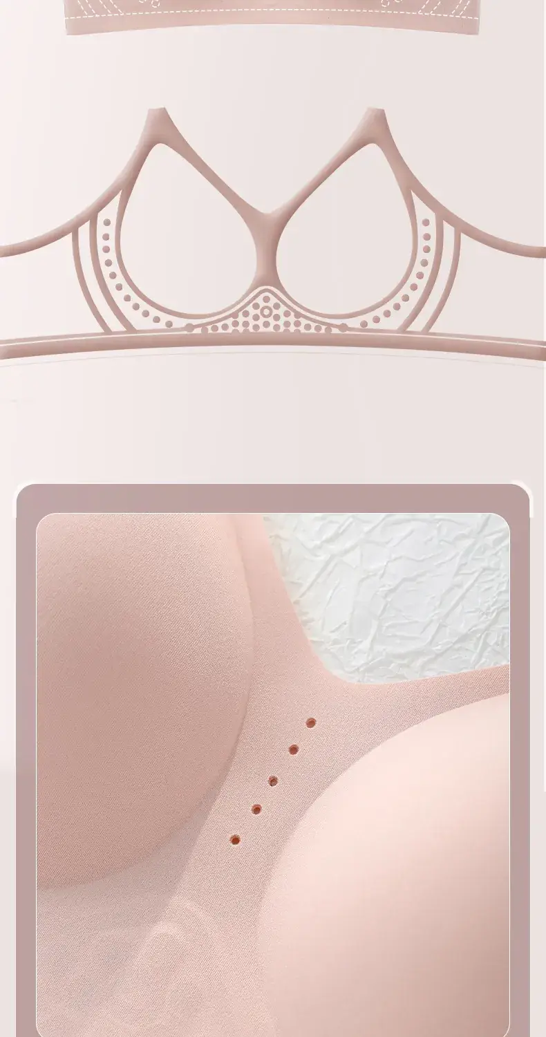 Soft Support Jelly Glue Cup Sports Bra — feature 8