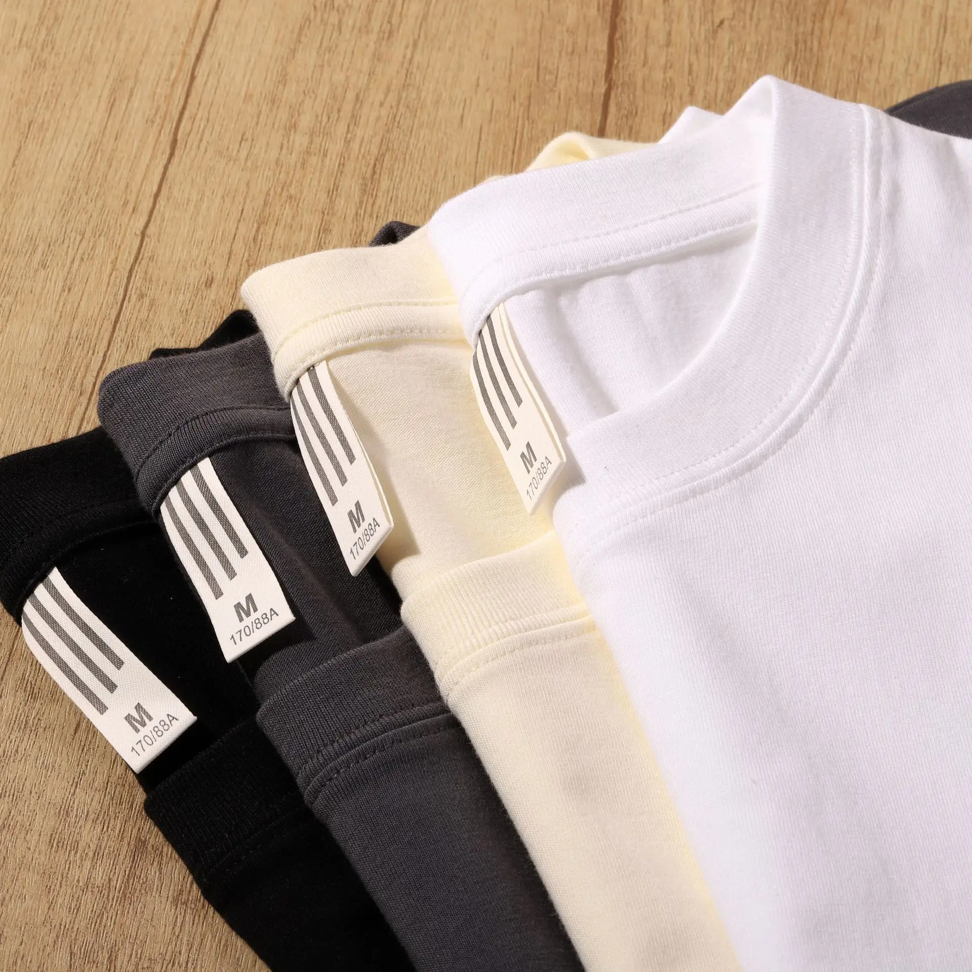 Men's Long Sleeve White T-Shirt 230g - Image 7