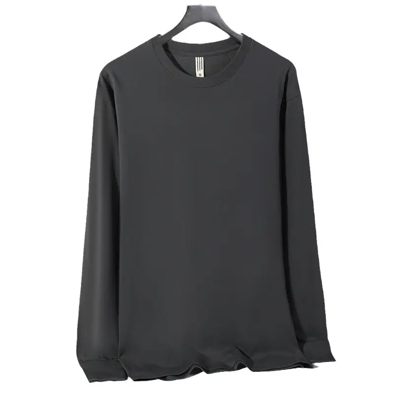 Men's Long Sleeve White T-Shirt 230g - Image 10