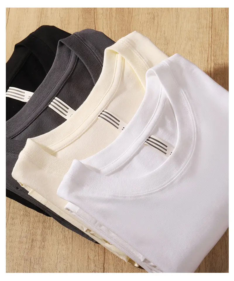 Men's Long Sleeve White T-Shirt 230g — feature 7
