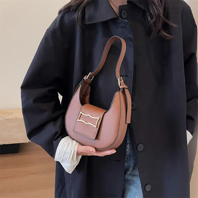 Women's 2023 Summer Handbag Underarm Style Beige - Image 12