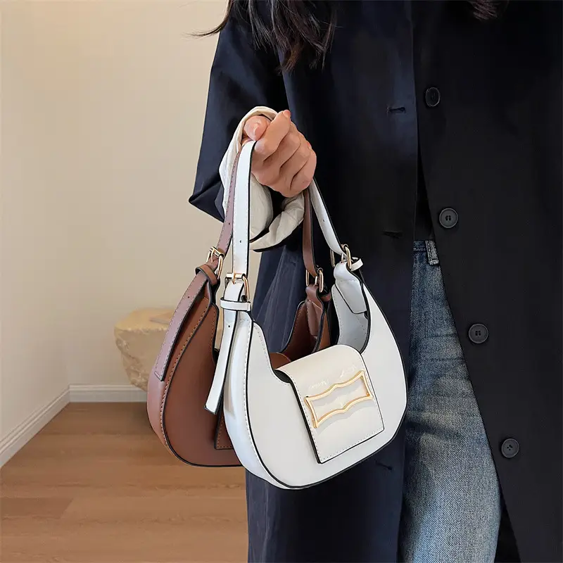 Women's 2023 Summer Handbag Underarm Style Beige - Image 13