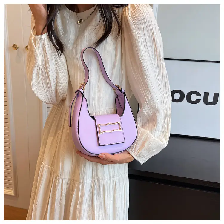 Women's 2023 Summer Handbag Underarm Style Beige — feature 13