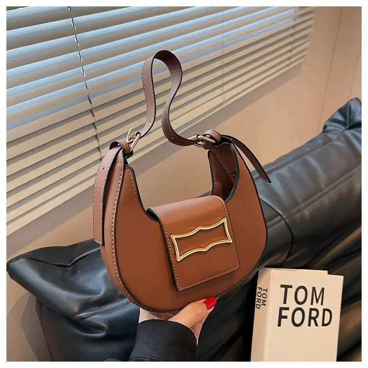 Women's 2023 Summer Handbag Underarm Style Beige - Image 3
