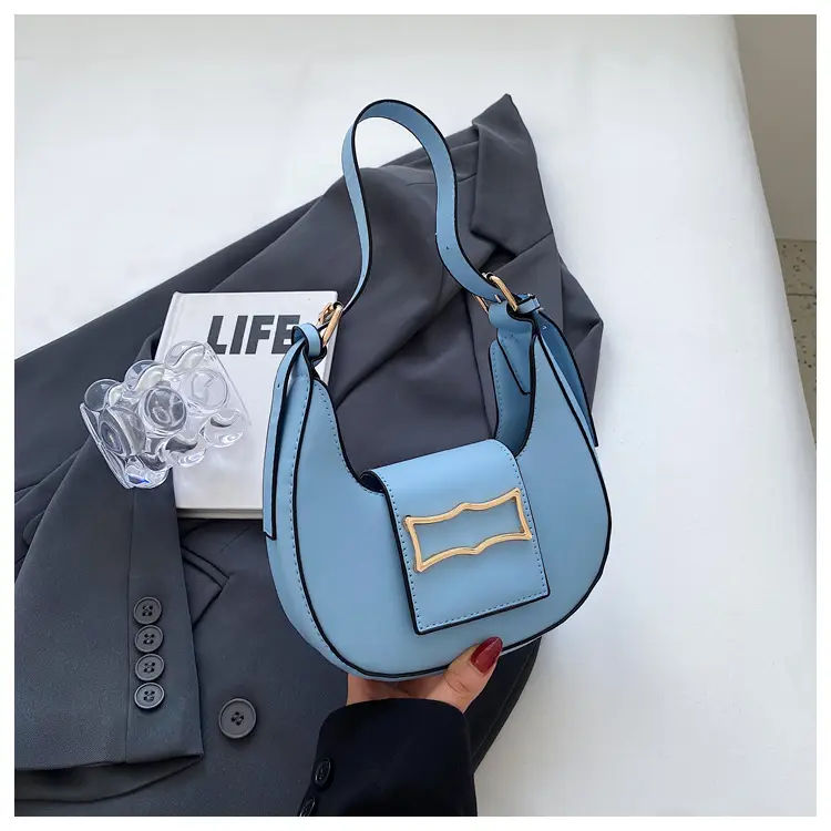 Women's 2023 Summer Handbag Underarm Style Beige - Image 4