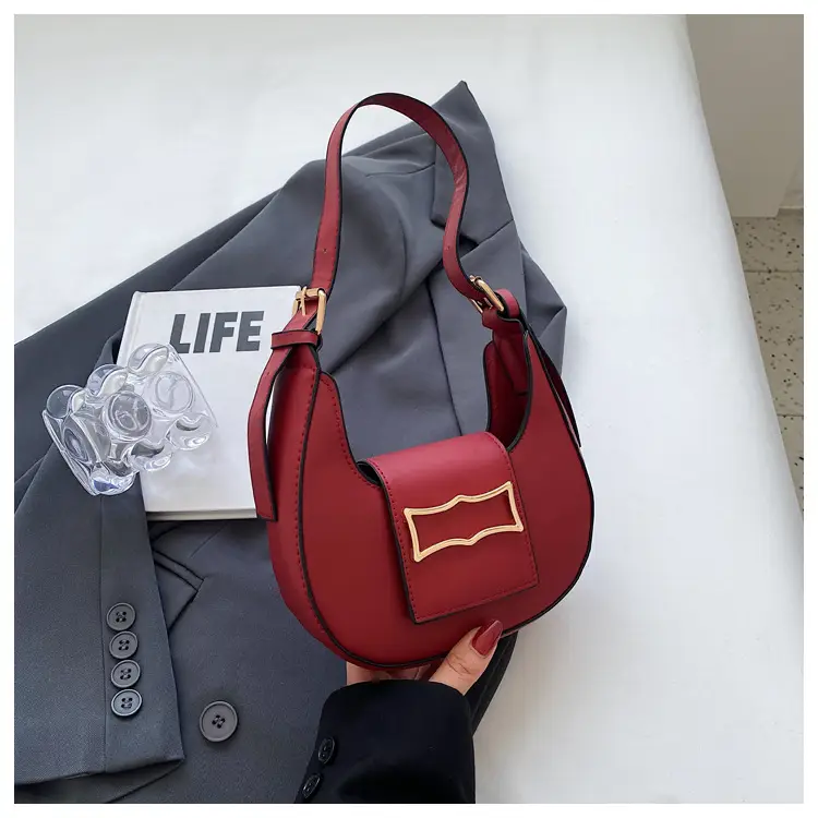 Women's 2023 Summer Handbag Underarm Style Beige - Image 6