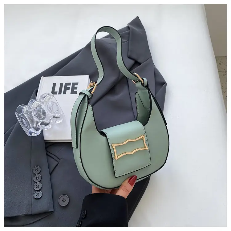 Women's 2023 Summer Handbag Underarm Style Beige - Image 9