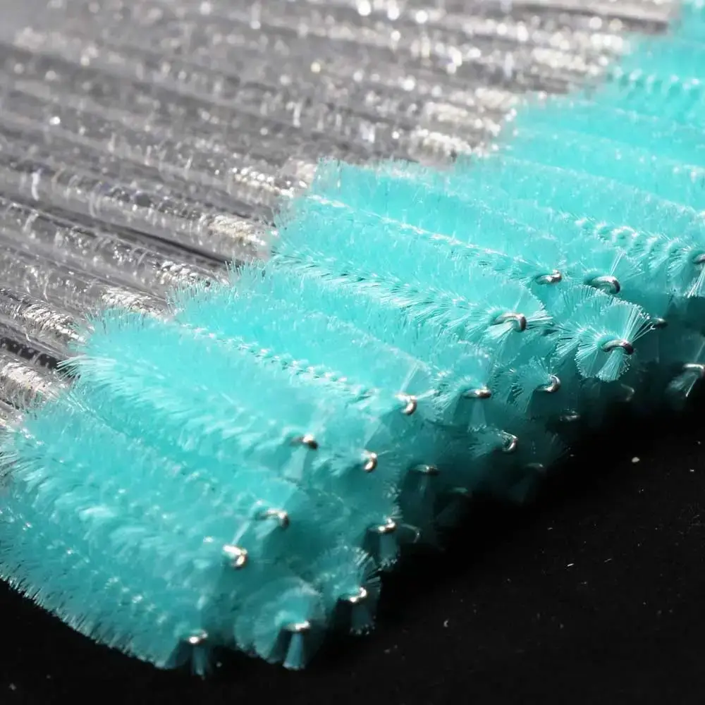Disposable Crystal Rod Eyelash Brush Set of 6 Colors