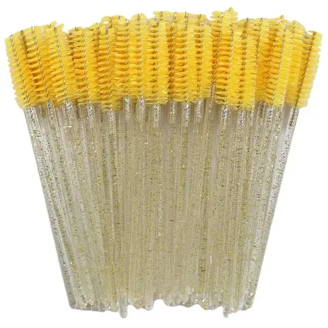 Disposable Crystal Rod Eyelash Brush Set of 6 Colors