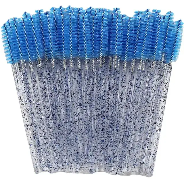 Disposable Crystal Rod Eyelash Brush Set of 6 Colors