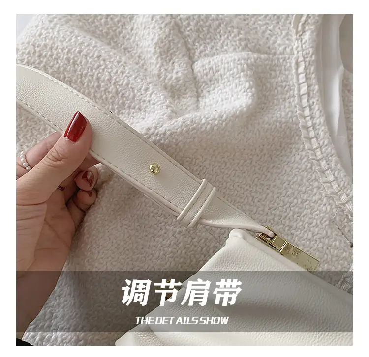 Korean Underarm Bag Women's Pleated Cloud Shoulder Crossbody — feature 5
