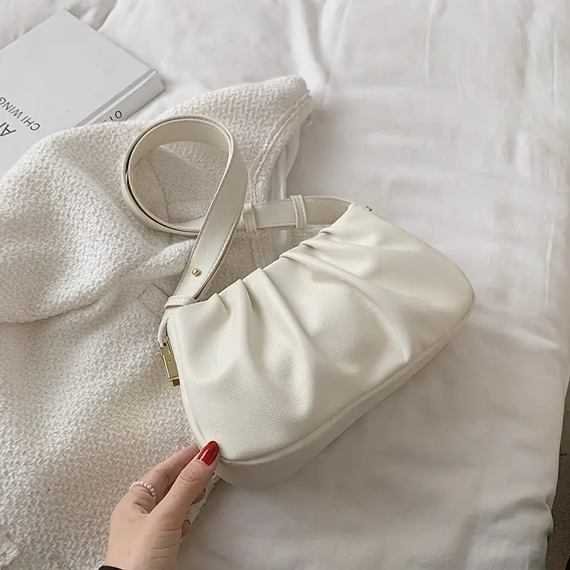 Korean Underarm Bag Women's Pleated Cloud Shoulder Crossbody