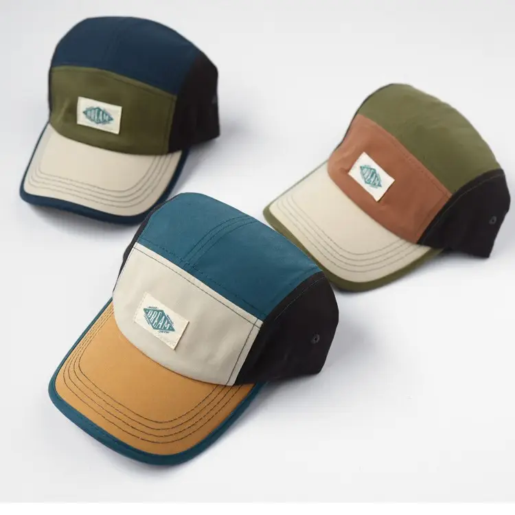 American-style 5-Piece Color Matching Baseball Cap Sun Hat Men Women Youth Fashion - Image 4