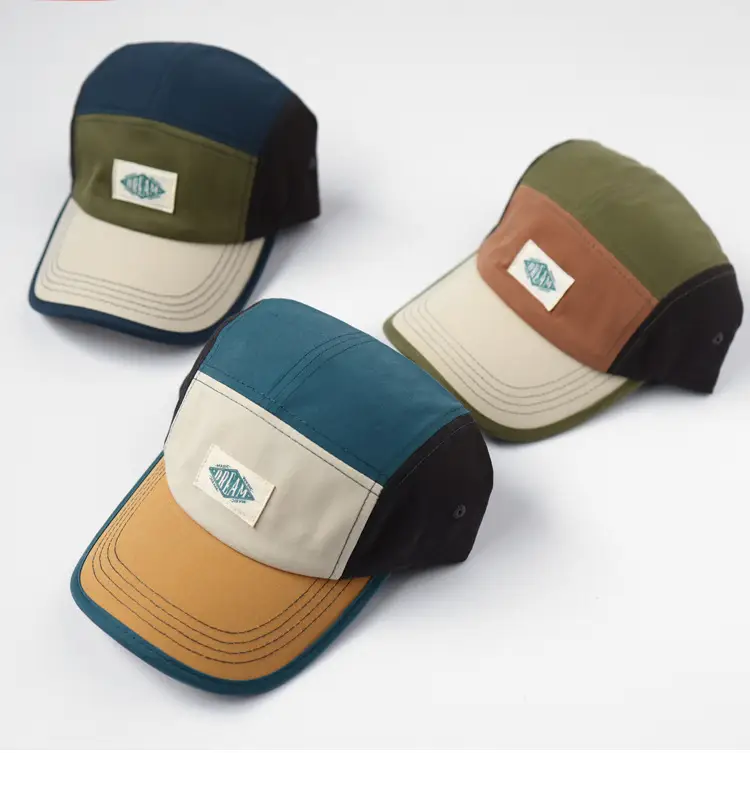 American-style 5-Piece Color Matching Baseball Cap Sun Hat Men Women Youth Fashion — feature 10