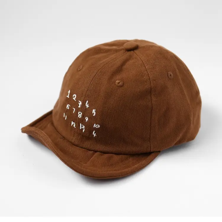 Brown Korean Style Peaked Cap with Japanese Harajuku Design - Image 6