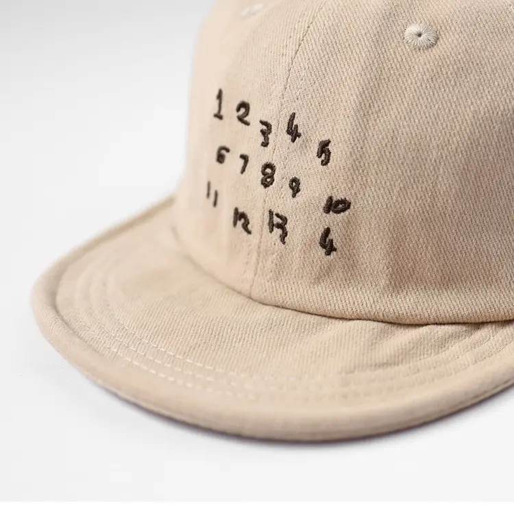 Brown Korean Style Peaked Cap with Japanese Harajuku Design - Image 7