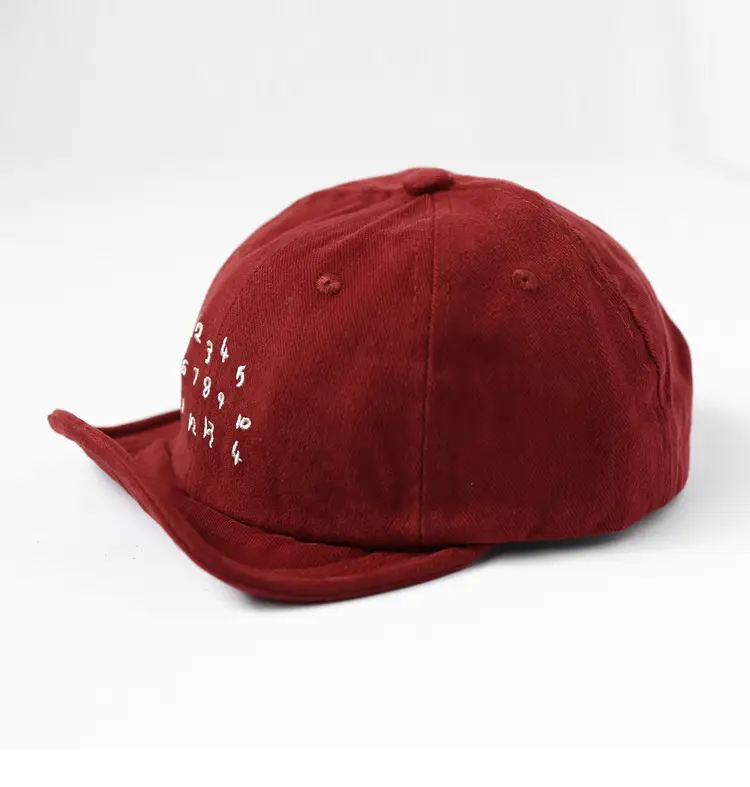 Brown Korean Style Peaked Cap with Japanese Harajuku Design — feature 12