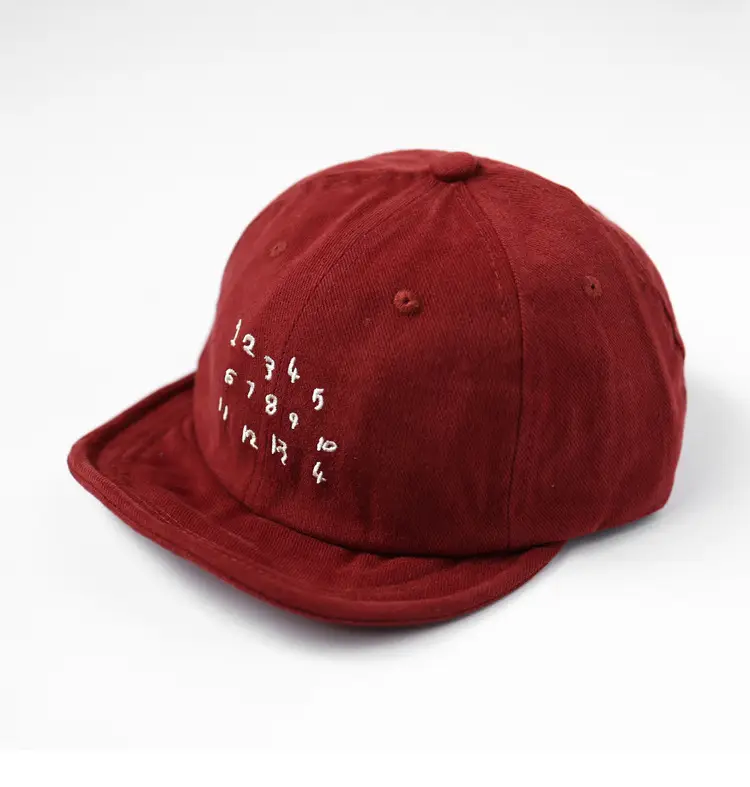 Brown Korean Style Peaked Cap with Japanese Harajuku Design — feature 2