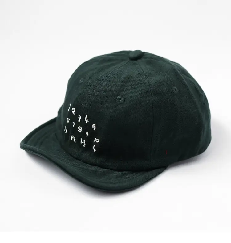 Brown Korean Style Peaked Cap with Japanese Harajuku Design — feature 3