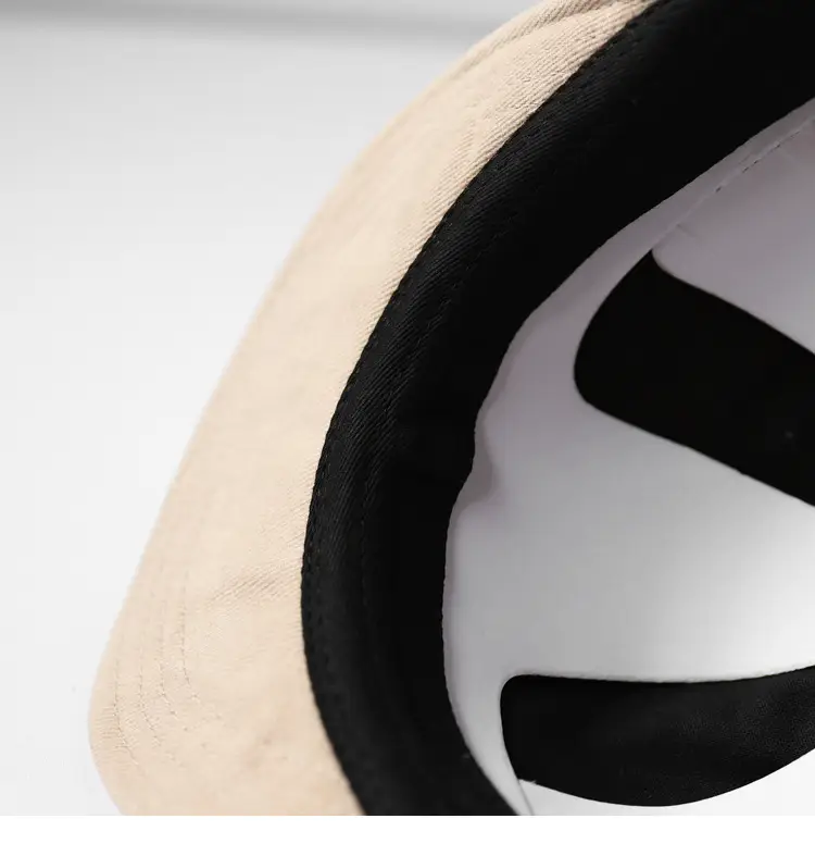 Brown Korean Style Peaked Cap with Japanese Harajuku Design — feature 9