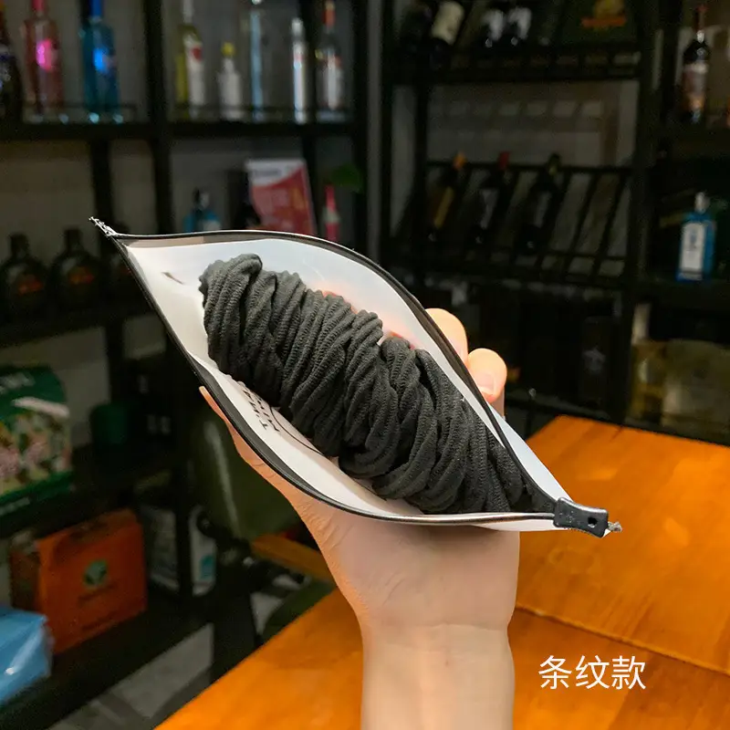 Korean Simple High-Elastic Headband Bow Ponytail Hair Accessory - Image 11