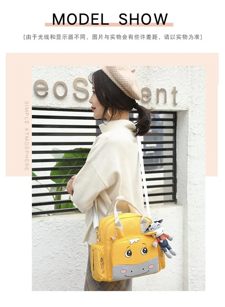 Cute Mint Baby Bottle Handbag Crossbody — feature 2