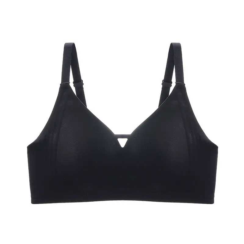 B86 Ultra-soft Thin Naked Sense Non-marking Underwear Women's Jelly Soft Support Auxilum Adjustable Non-rimless Bra