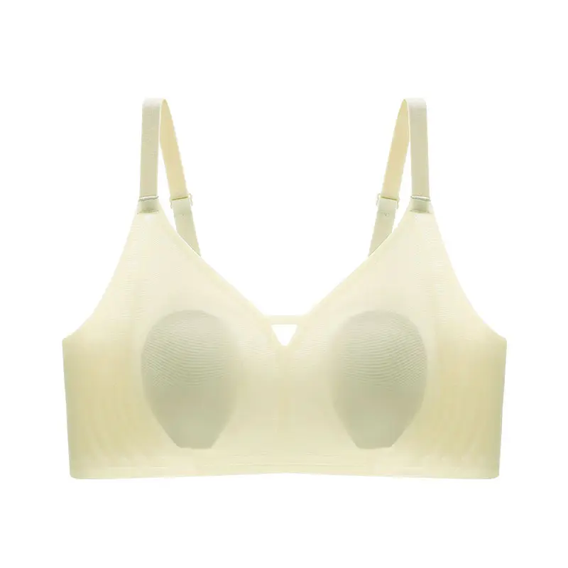 B86 Ultra-soft Thin Naked Sense Non-marking Underwear Women's Jelly Soft Support Auxilum Adjustable Non-rimless Bra
