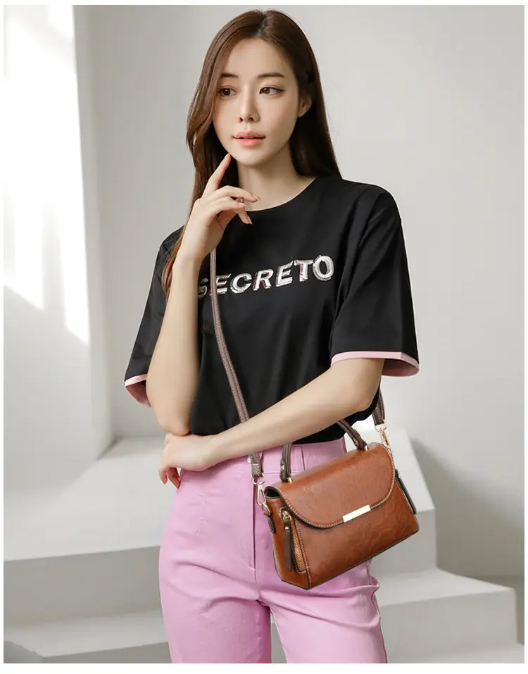 Retro Brown Crossbody Bag for Women — feature 16