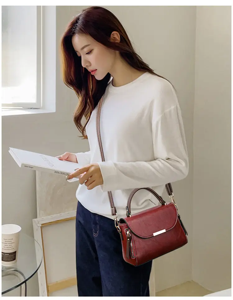 Retro Brown Crossbody Bag for Women — feature 18